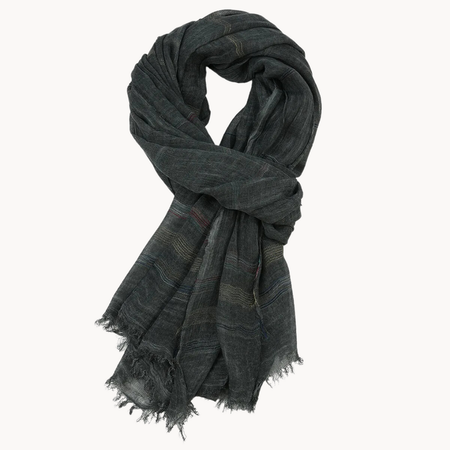 Lightweight Cotton Fringed - Scarf CAAYWORLD MEN