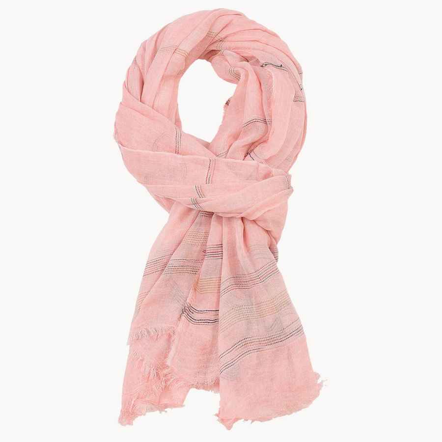 Lightweight Cotton Fringed - Scarf CAAYWORLD MEN