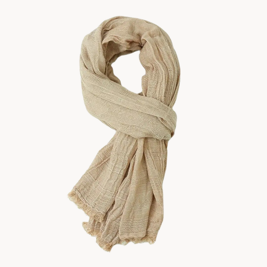 Lightweight Cotton Linen Blend - Scarf CAAYWORLD MEN
