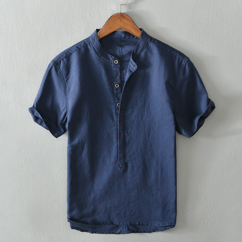 Lightweight Linen Button-Down - Shirt CAAYWORLD MEN