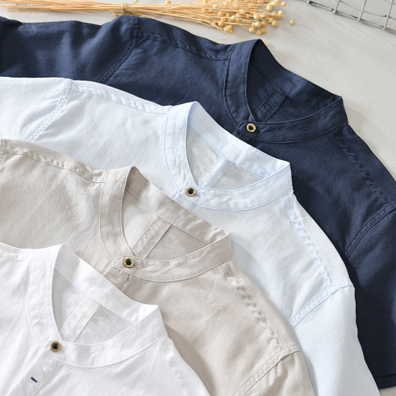 Lightweight Linen Button-Down - Shirt CAAYWORLD MEN