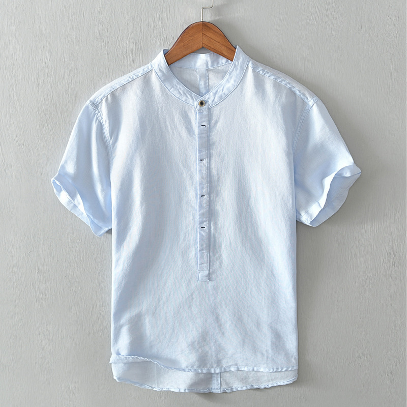 Lightweight Linen Button-Down - Shirt CAAYWORLD MEN