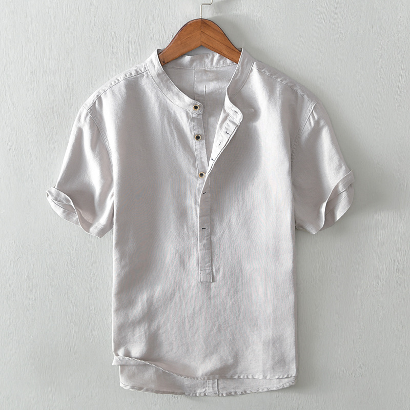 Lightweight Linen Button-Down - Shirt CAAYWORLD MEN