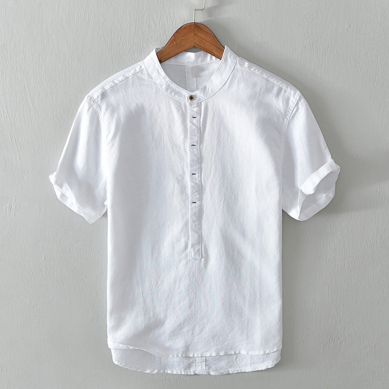 Lightweight Linen Button-Down - Shirt CAAYWORLD MEN