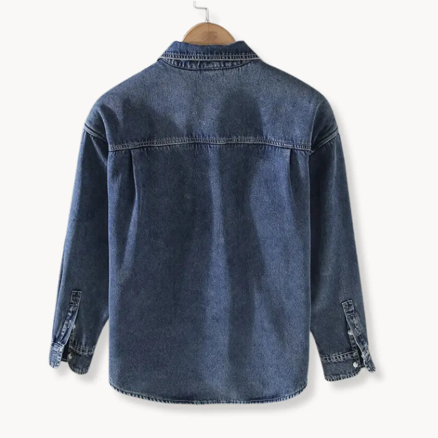 Lined Denim Button-Up - Shirt CAAYWORLD