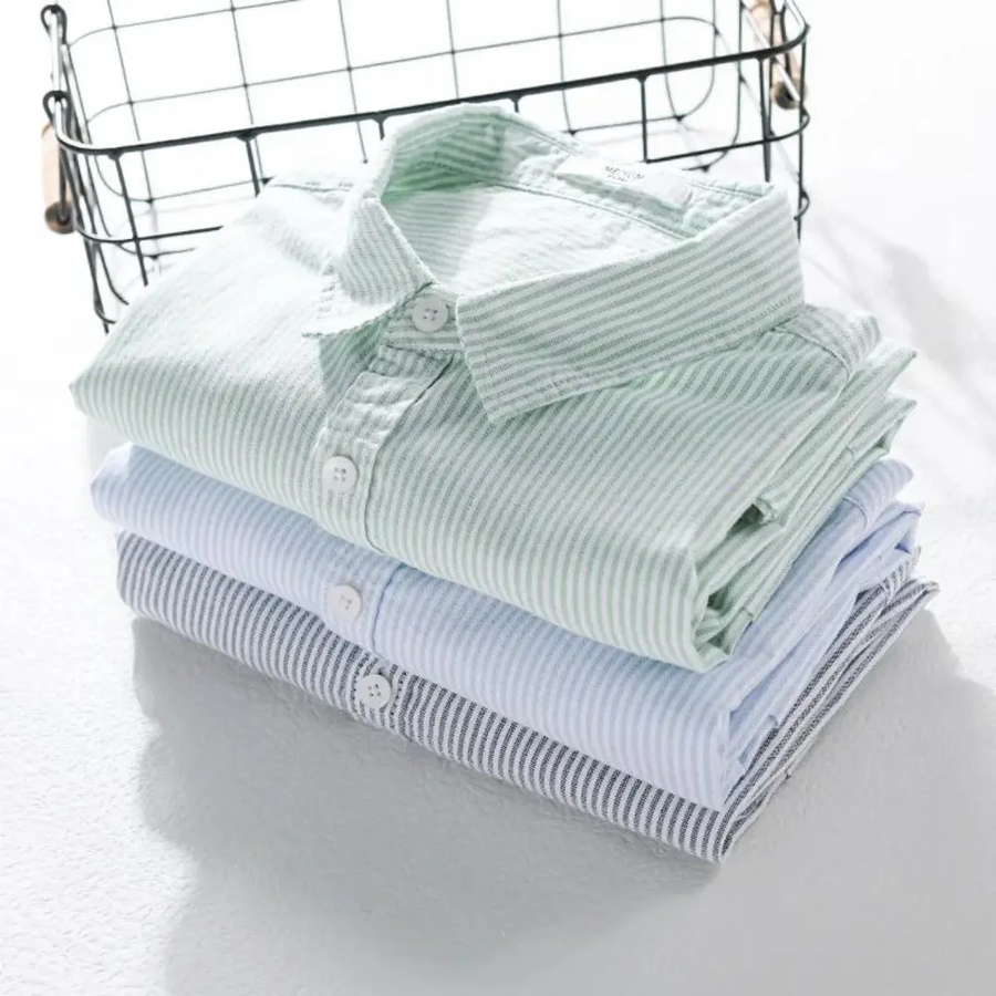 Linen Button-Front - Shirt CAAYWORLD