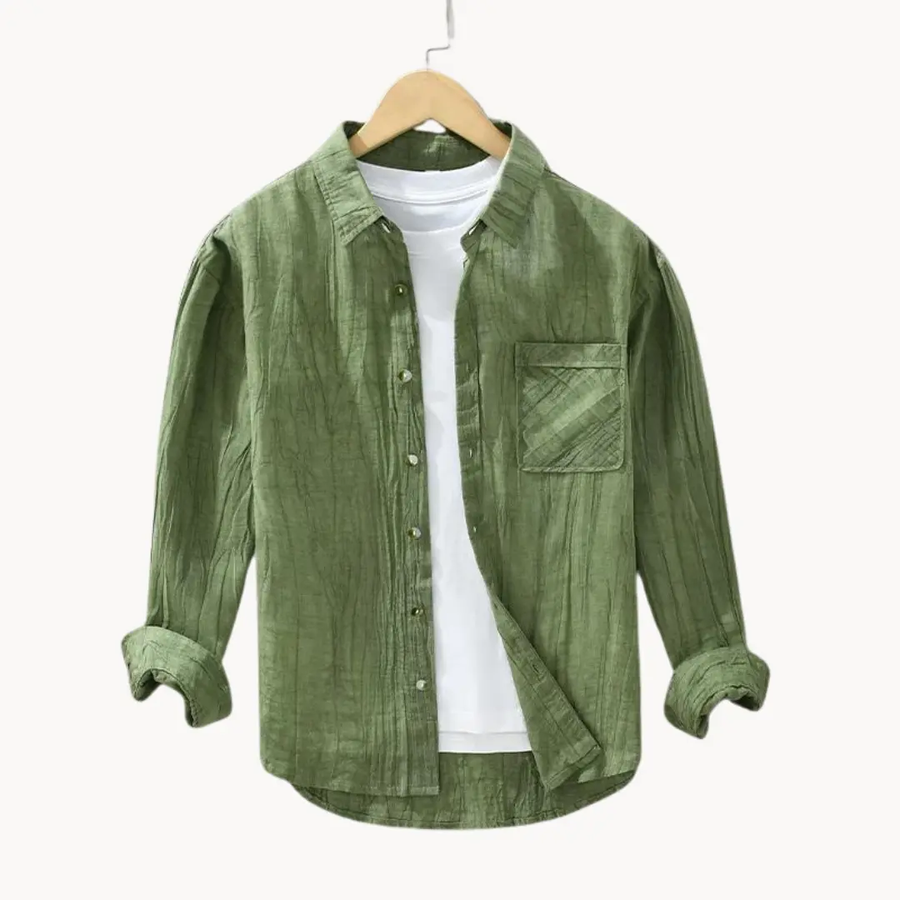 Linen Button Up - Shirt CAAYWORLD