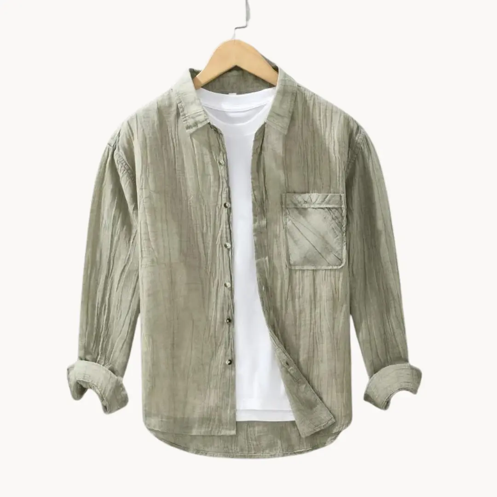 Linen Button Up - Shirt CASA LARO