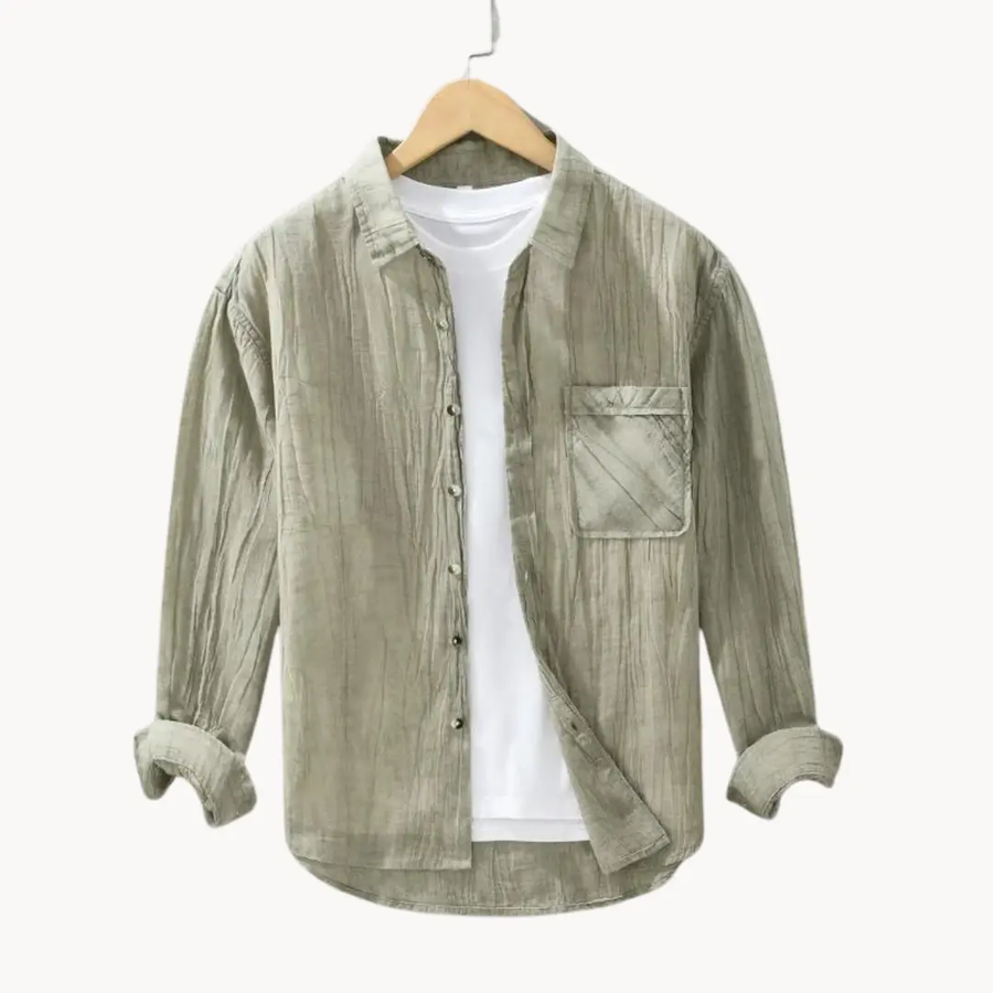 Linen Button Up - Shirt CAAYWORLD