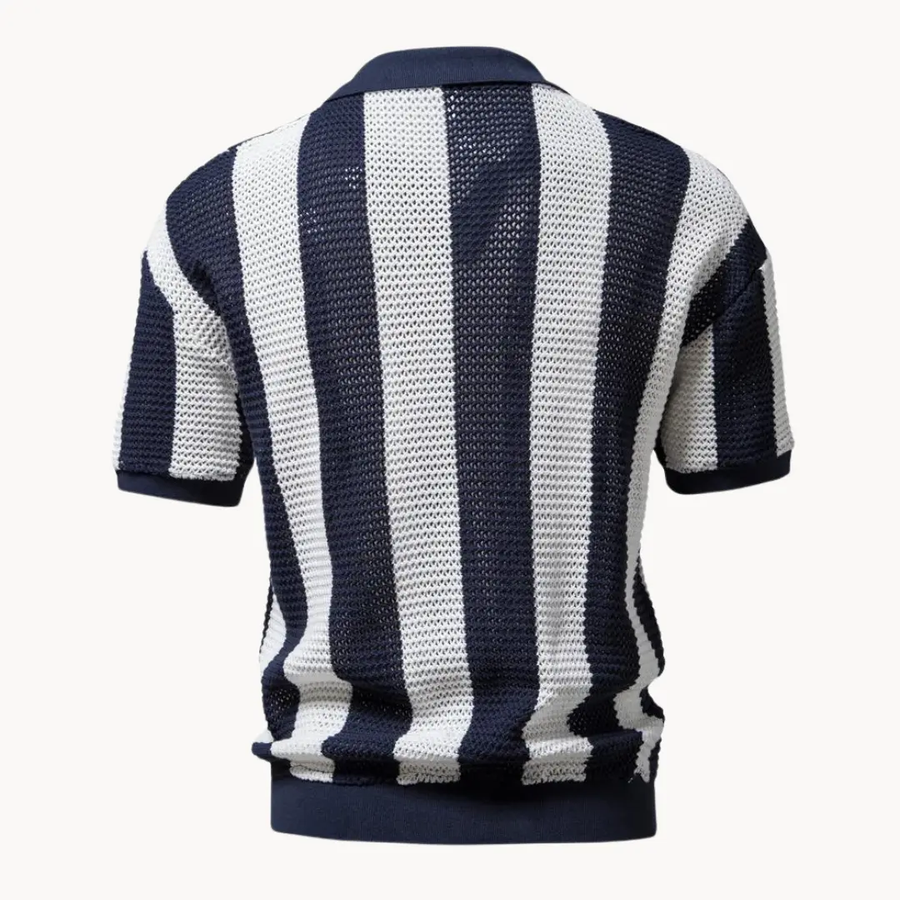 Linen-Cotton Blend - Polo Shirt CAAYWORLD