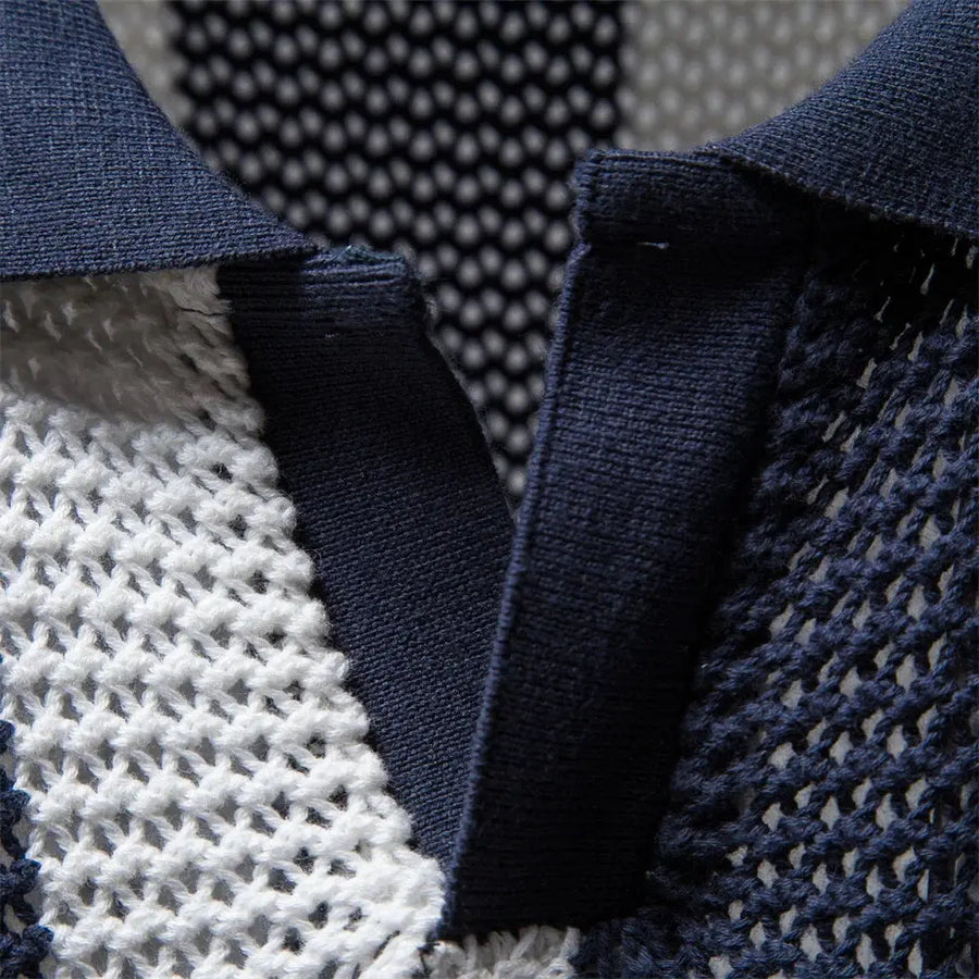 Linen-Cotton Blend - Polo Shirt CAAYWORLD
