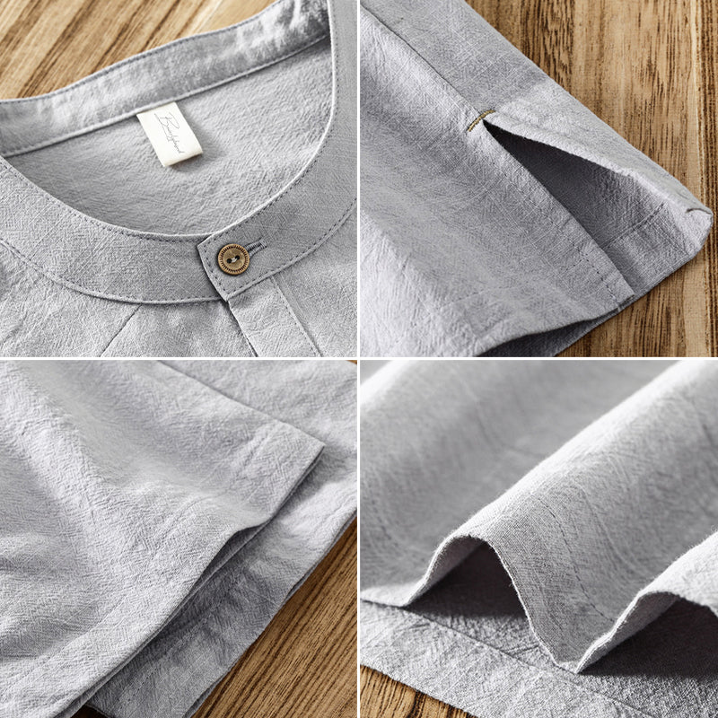 Linen Relaxed Button-Down - Shirt CAAYWORLD