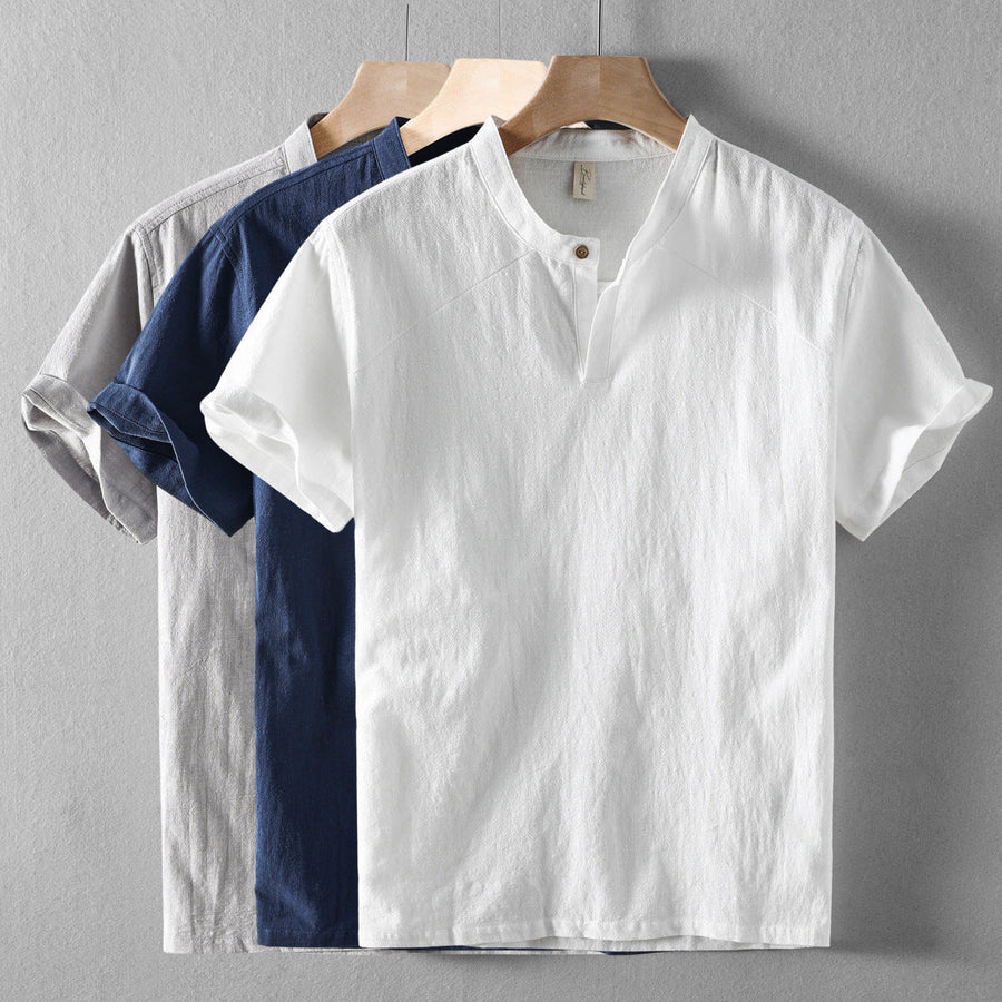 Linen Relaxed Button-Down - Shirt CAAYWORLD