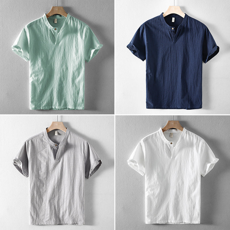 Linen Relaxed Button-Down - Shirt CAAYWORLD