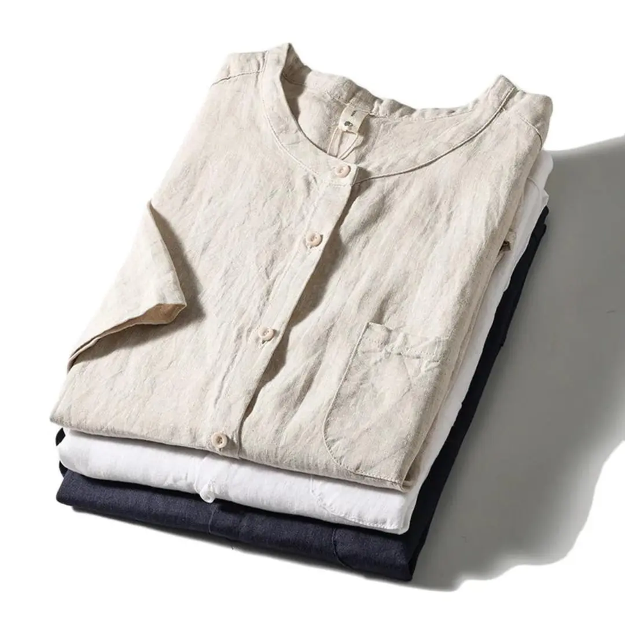 Linen Short Sleeve - Shirt CAAYWORLD