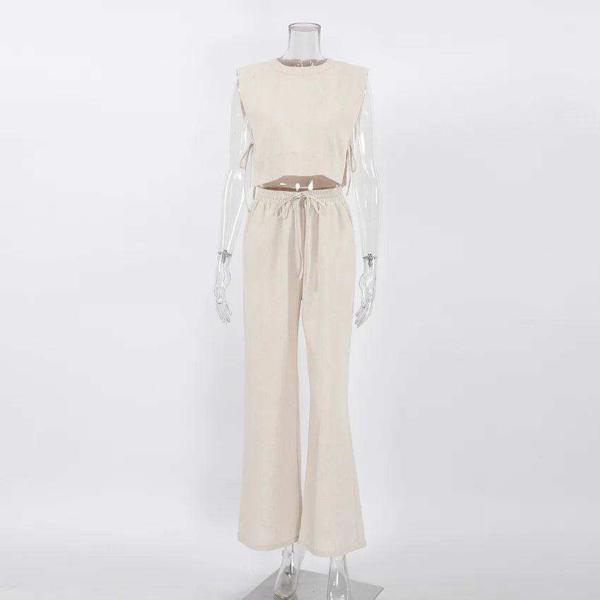 Linen Twin Set - Two-Piece Set CAAYWORLD