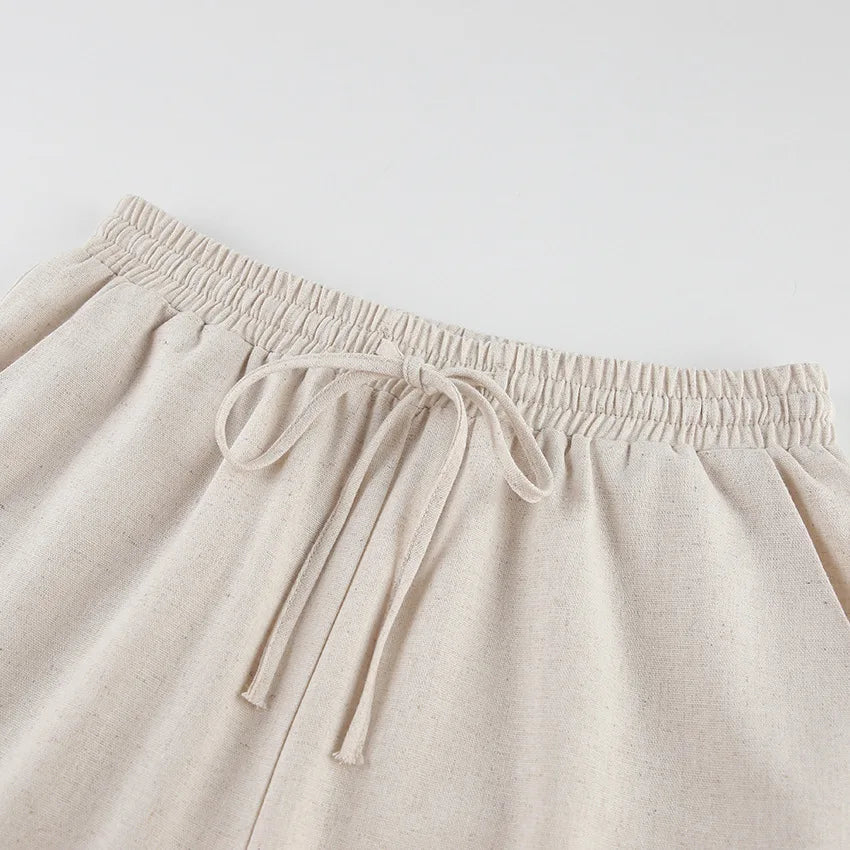 Linen Twin Set - Two-Piece Set CAAYWORLD