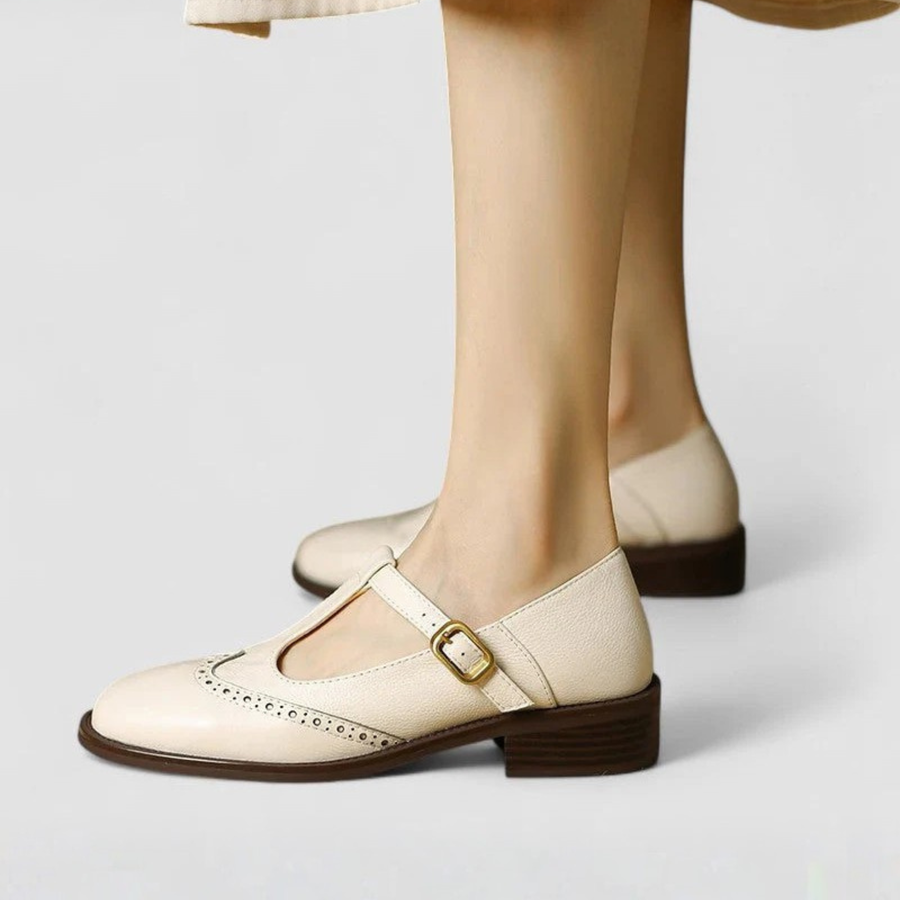 Livia - Classic Leather Sandals CAAYWORLD WOMEN