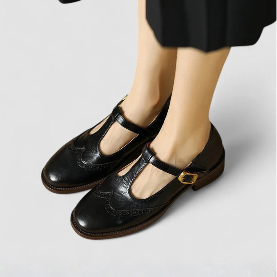 Livia - Classic Leather Sandals CAAYWORLD WOMEN