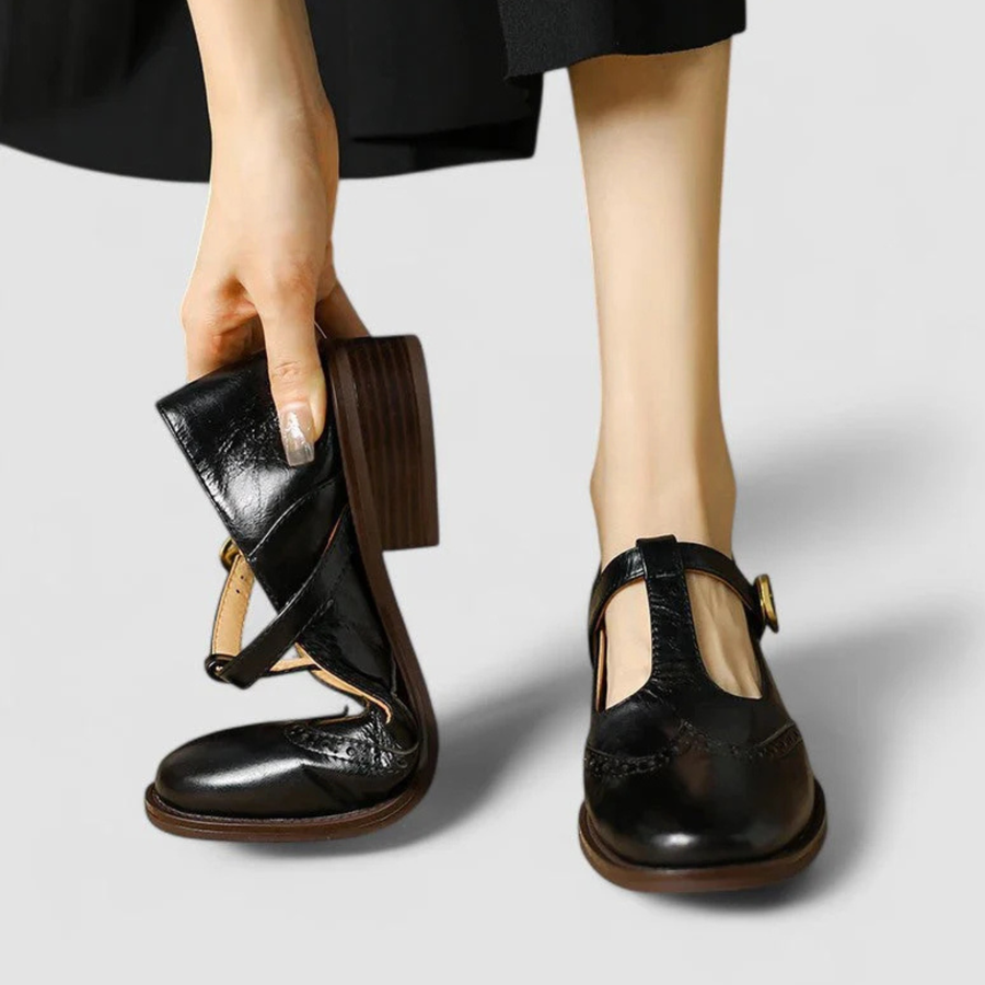 Livia - Classic Leather Sandals CAAYWORLD WOMEN