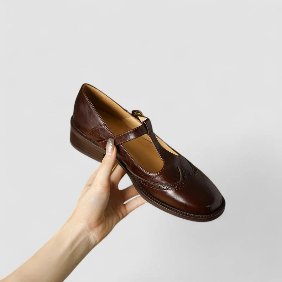 Livia - Classic Leather Sandals CAAYWORLD WOMEN