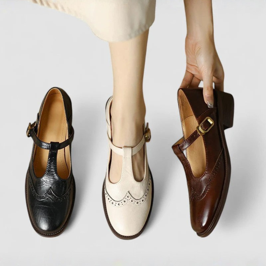 Livia - Classic Leather Sandals CAAYWORLD WOMEN