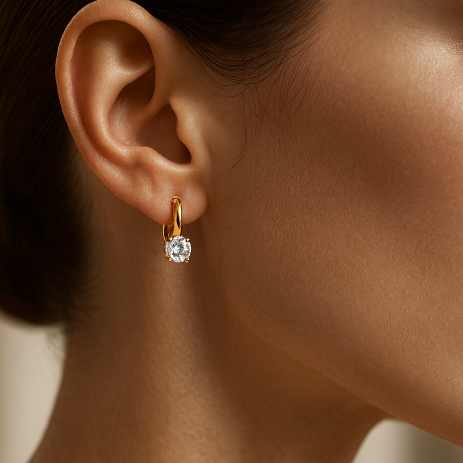 Lizette - Pure Mind Earrings Gold CAAYWORLD WOMEN