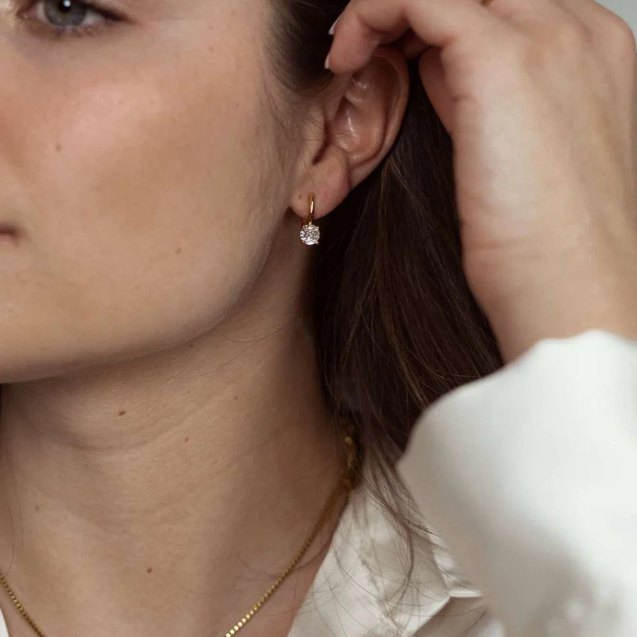 Lizette - Pure Mind Earrings Gold CAAYWORLD WOMEN