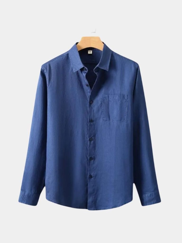 Long Sleeve Essential Linen Shirt - CAAYWORLD CAAYWORLD