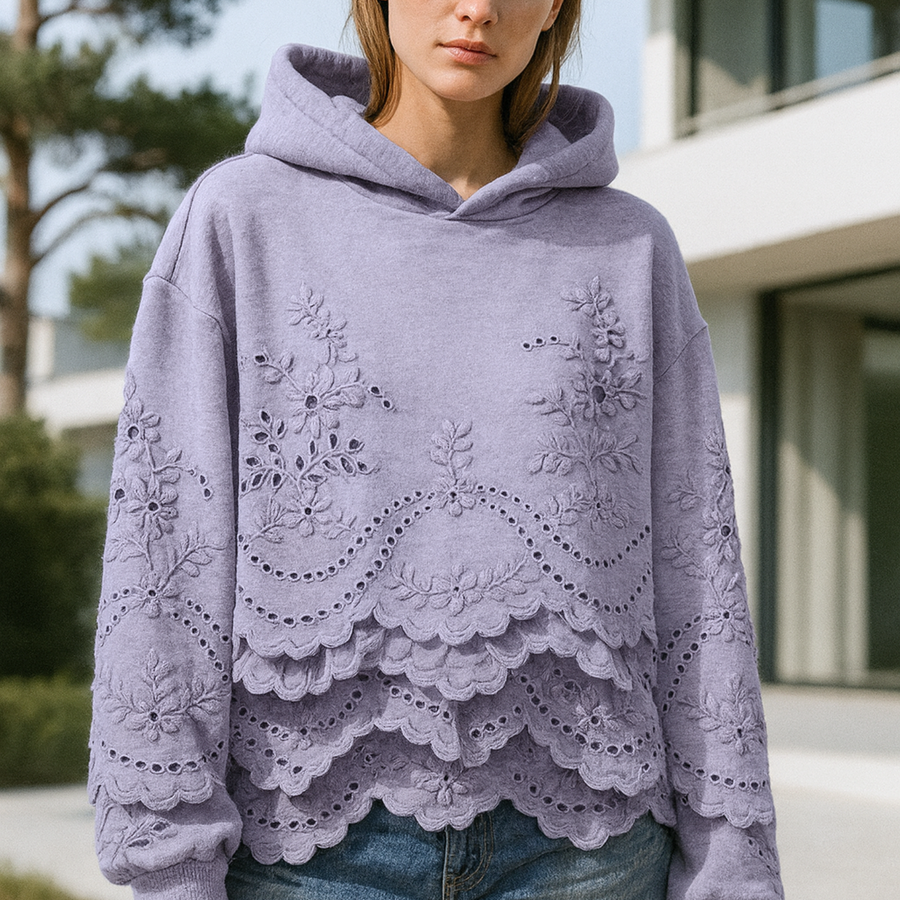 Lucia - Jumper with Lace Details CAAYWORLD WOMEN