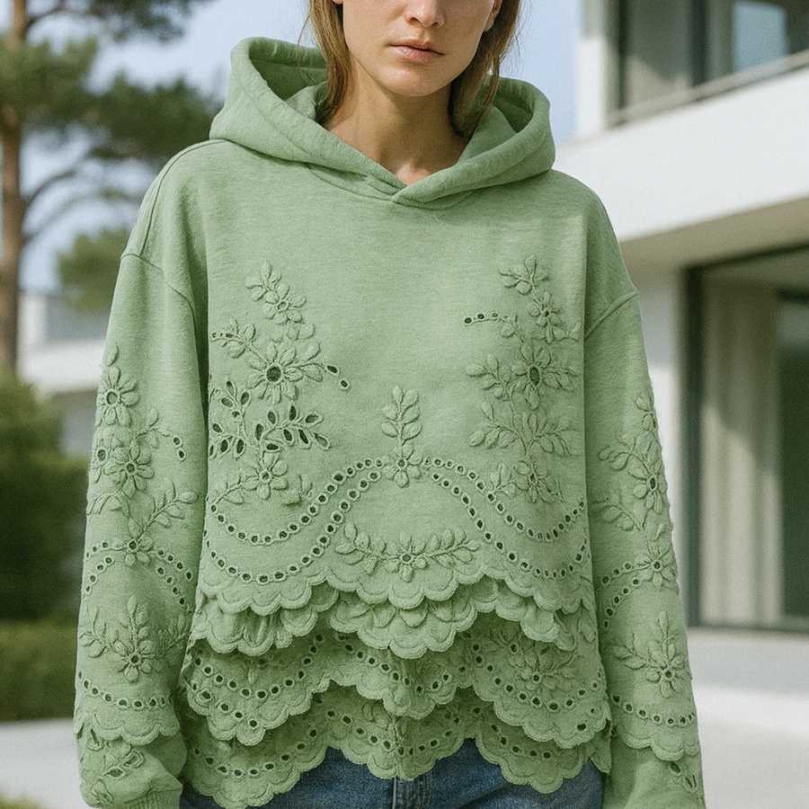 Lucia - Jumper with Lace Details CAAYWORLD WOMEN