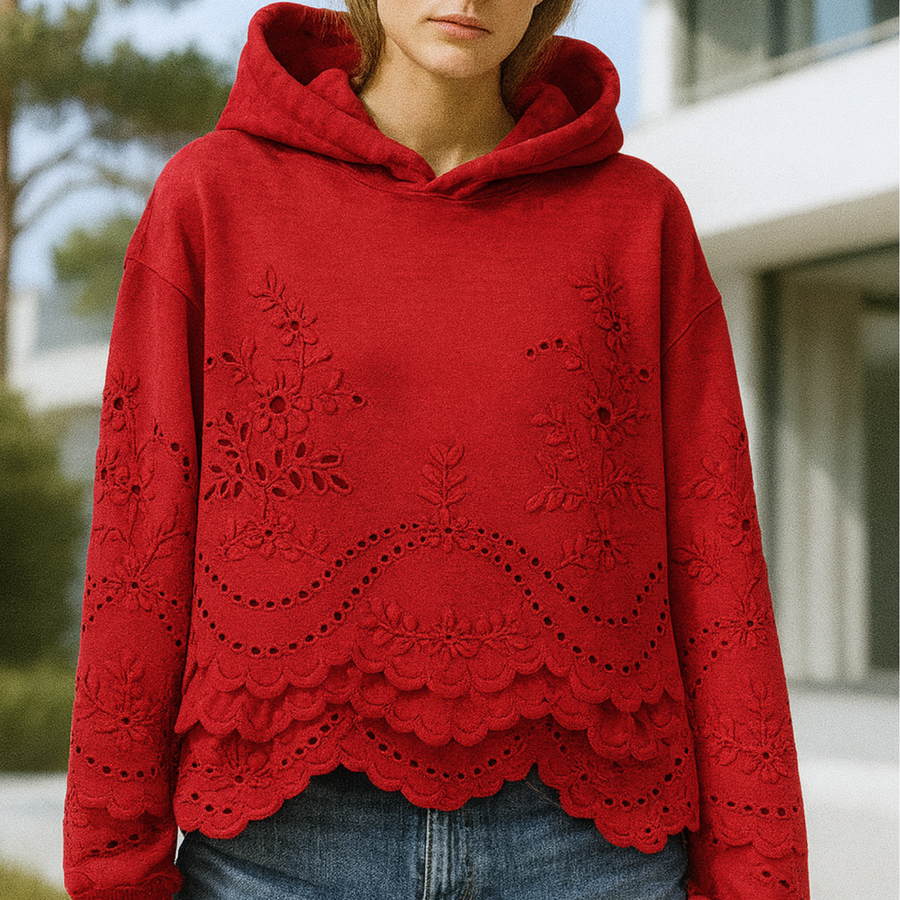 Lucia - Jumper with Lace Details CAAYWORLD WOMEN