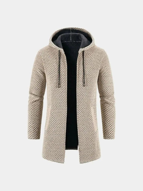 Lugano Knitted Hooded Winter Coat - Casa and Laro CAAYWORLD