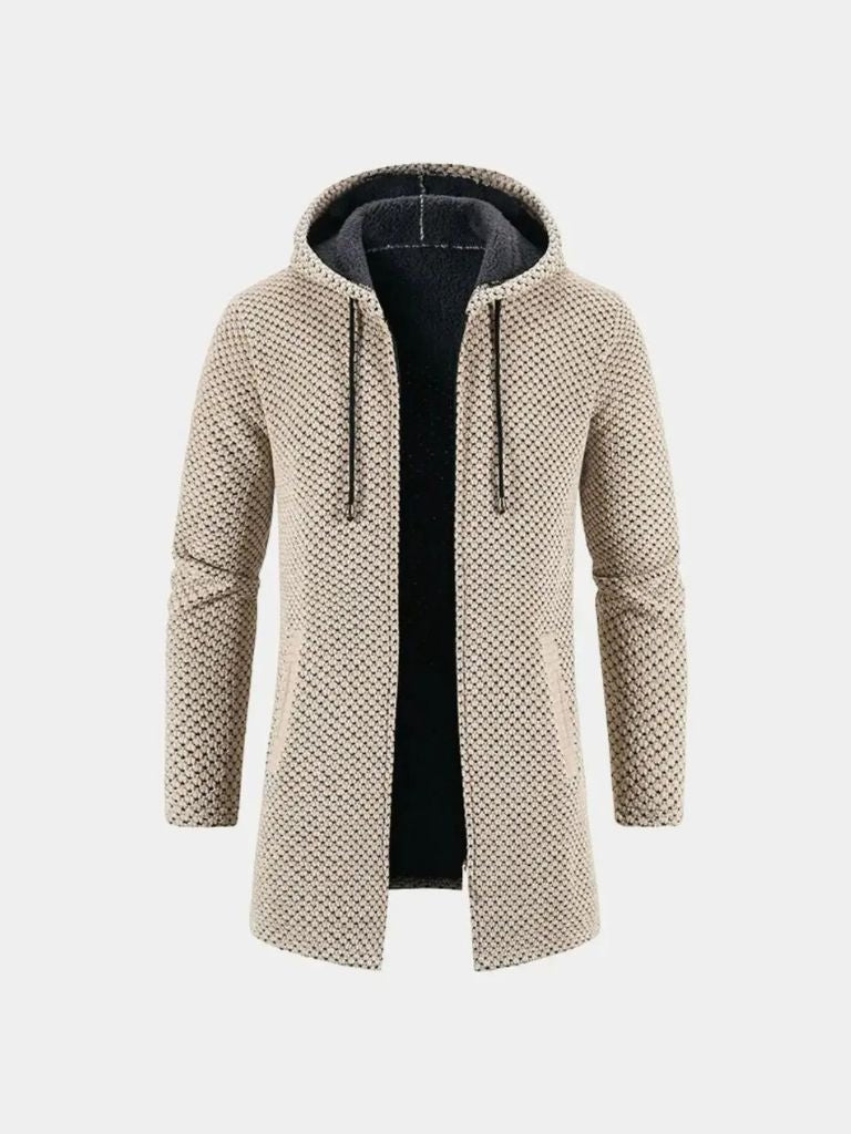 Lugano Knitted Hooded Winter Coat - Casa and Laro CAAYWORLD