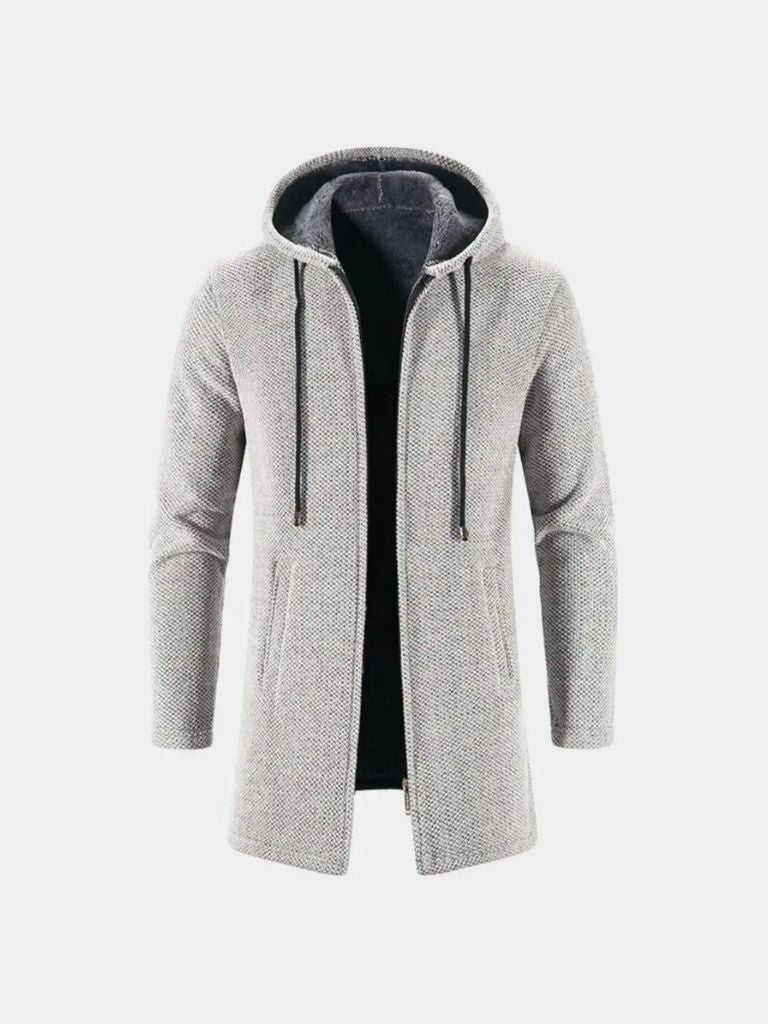 Lugano Knitted Hooded Winter Coat - Casa and Laro CAAYWORLD
