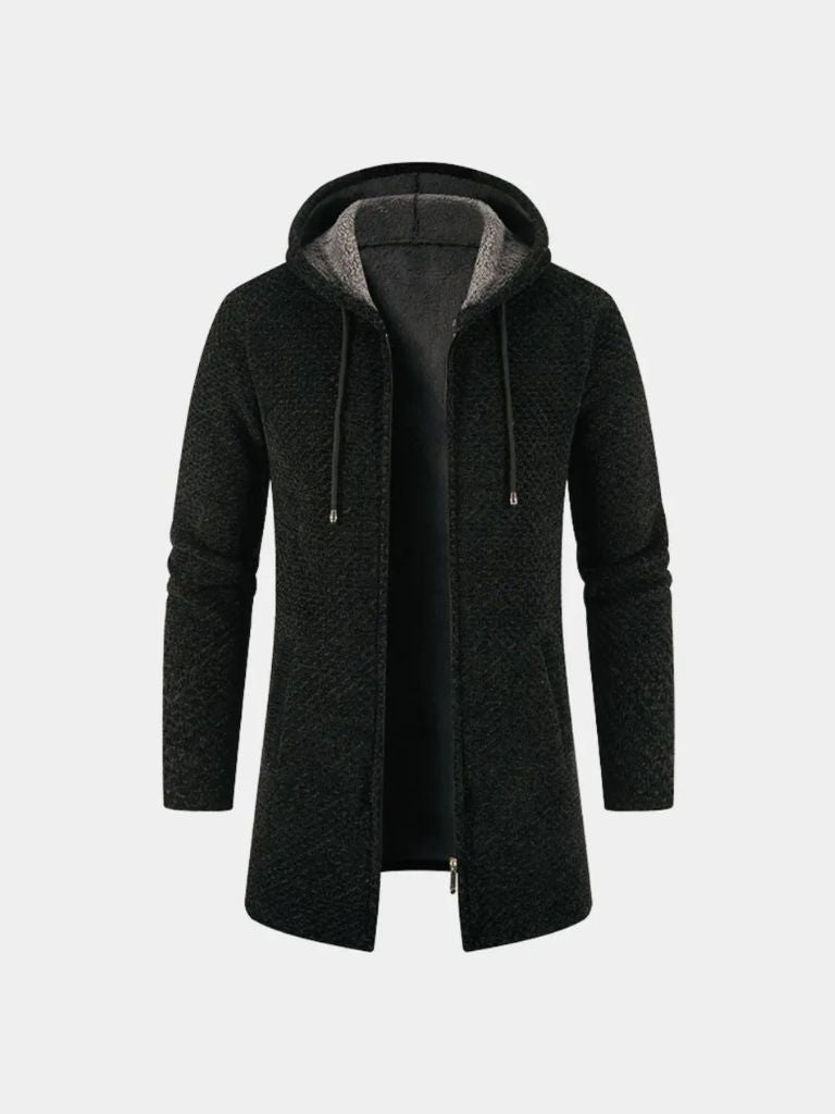 Lugano Knitted Hooded Winter Coat - Casa and Laro CAAYWORLD