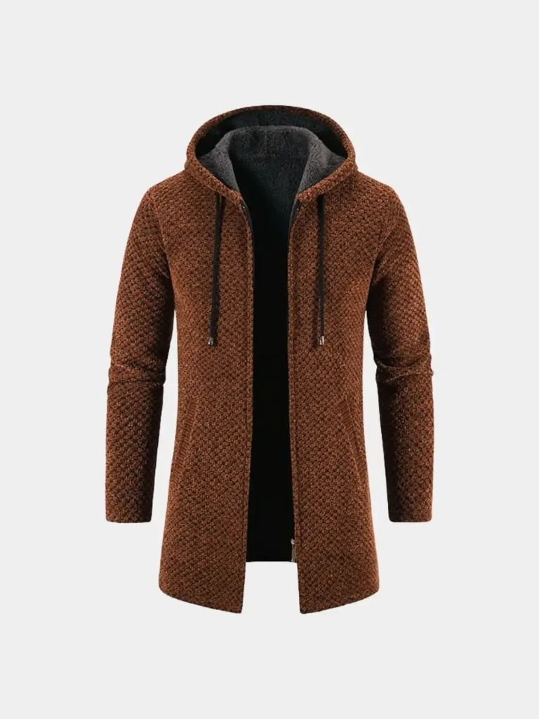 Lugano Knitted Hooded Winter Coat - Casa and Laro CAAYWORLD