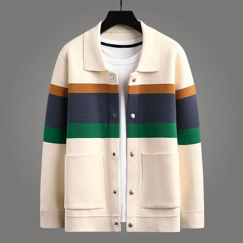 Luxe Jacquard Knit - Cardigan CAAYWORLD MEN