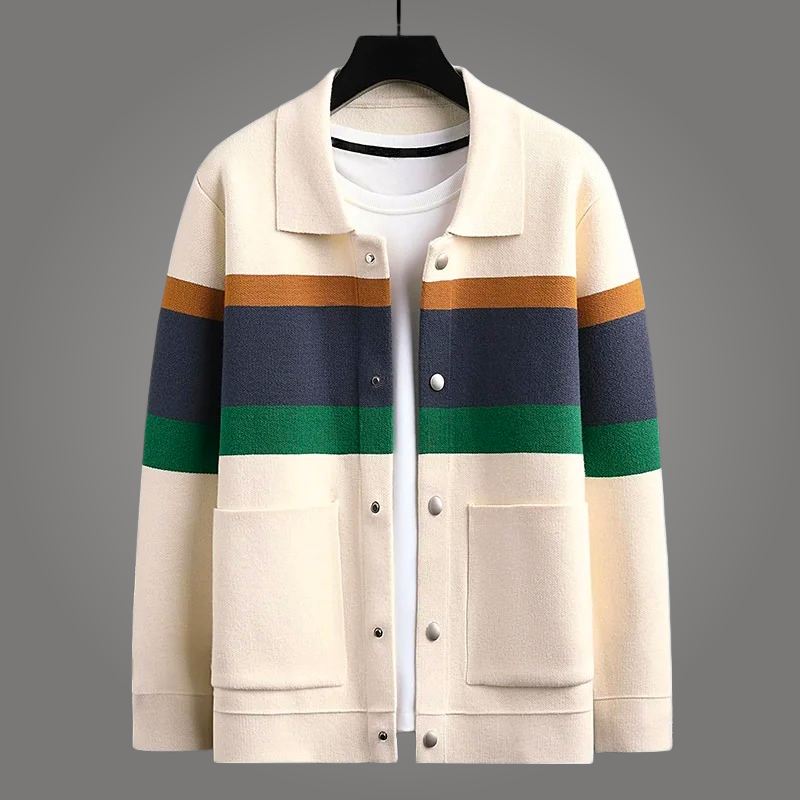 Luxe Jacquard Knit - Cardigan CAAYWORLD MEN