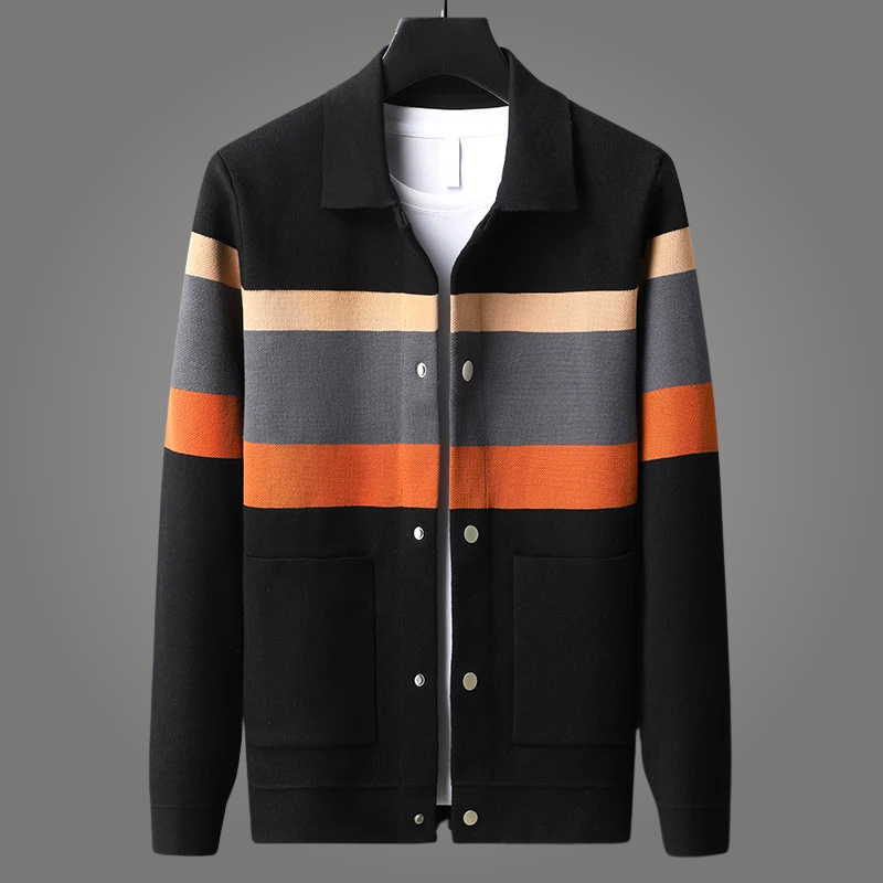 Luxe Jacquard Knit - Cardigan CAAYWORLD MEN