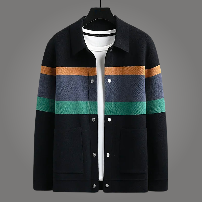 Luxe Jacquard Knit - Cardigan CAAYWORLD MEN