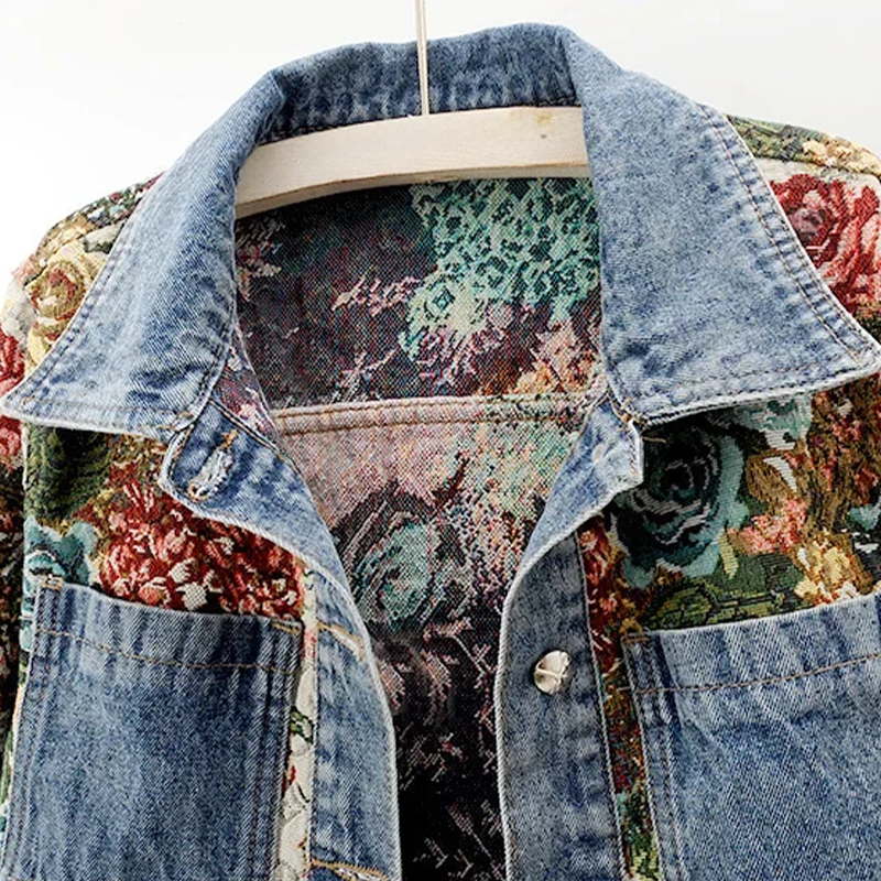 Lyon Blossom Denim - Jacket CAAYWORLD
