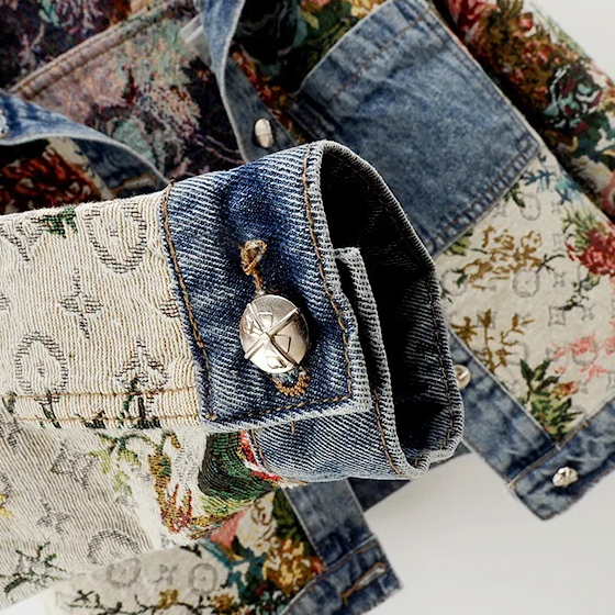 Lyon Blossom Denim - Jacket CAAYWORLD