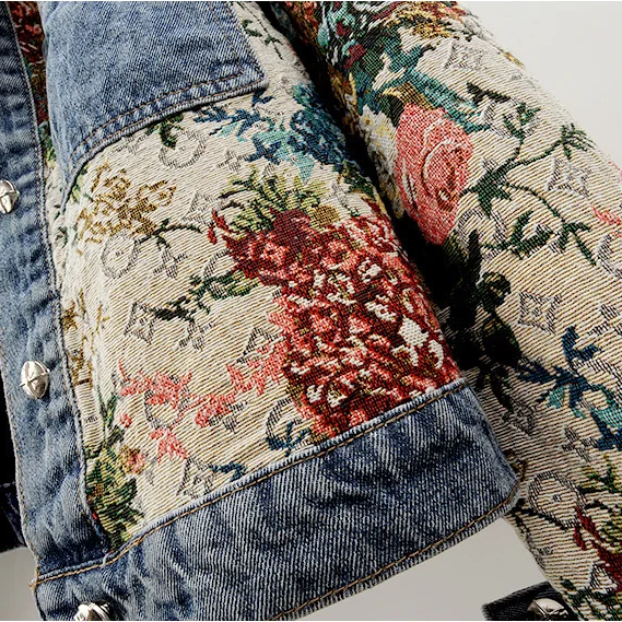 Lyon Blossom Denim - Jacket CAAYWORLD