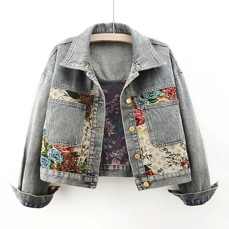 Lyon Blossom Denim - Jacket CAAYWORLD
