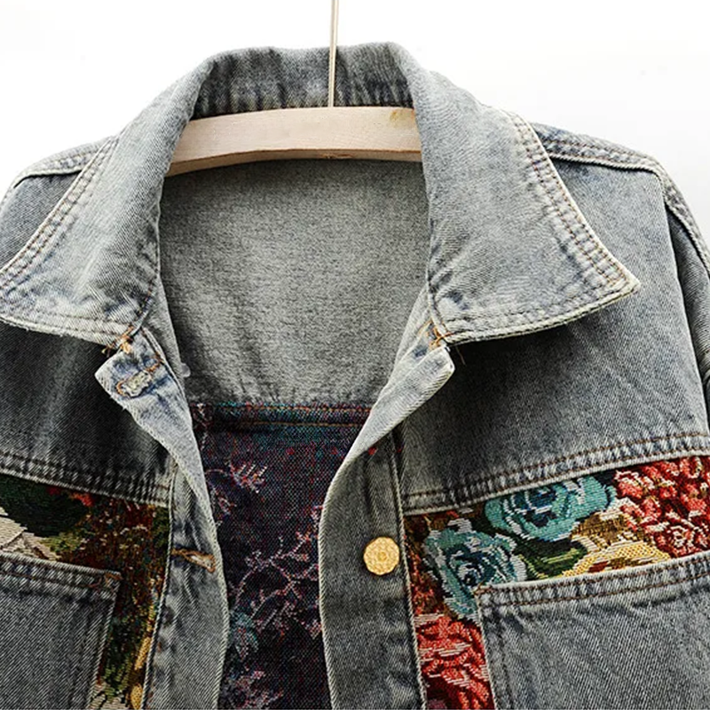 Lyon Blossom Denim - Jacket CAAYWORLD