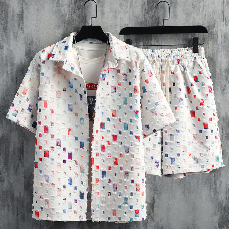 Lyon Multicolor Gradient - Two-Piece Set CAAYWORLD MEN