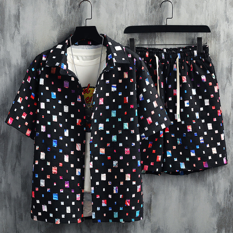 Lyon Multicolor Gradient - Two-Piece Set CAAYWORLD MEN