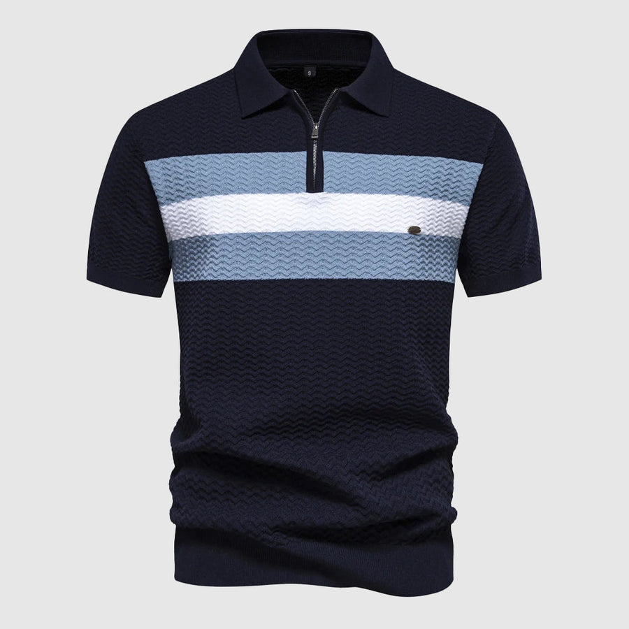 Marina Zip Polo - Polo Shirt CAAYWORLD MEN