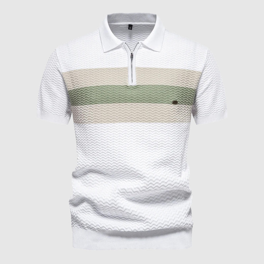 Marina Zip Polo - Polo Shirt CAAYWORLD MEN